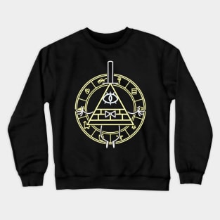 Bill Cipher neon Crewneck Sweatshirt